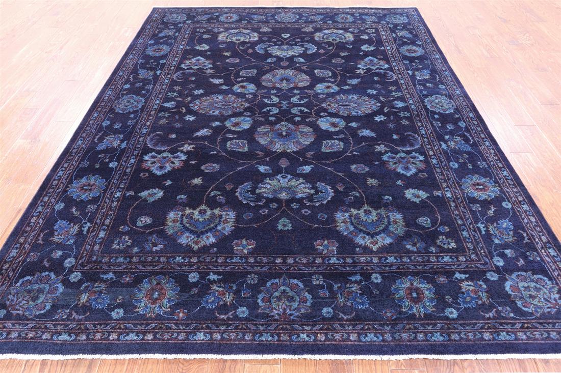 Pasargad Tabriz Collection Hand-Knotted Lamb's Wool Area Rug-8'9x11'10 Pasargad Tabriz Collection Hand-Knotted Lamb's Wool Area Rug-8'9x11'10